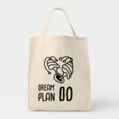 Droomplan DO Paddenstoel lineart Tote Bag (Voorkant)