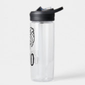 Droomplan DO Paddenstoel lineart Waterfles (Links)