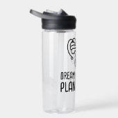 Droomplan DO Paddenstoel lineart Waterfles (Rechts)