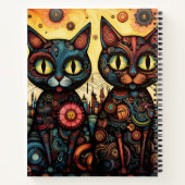 Droomplan. Doen. Steampunk Cats Notitieboek (Achterkant)