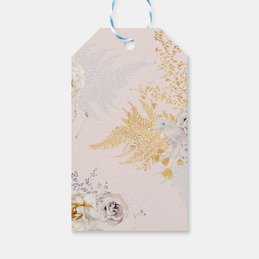 droomplantenkrans baby shower cadeaulabel (Achterkant)