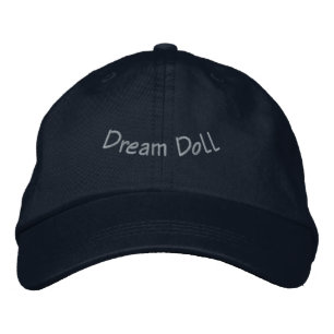 Droompop Step in je droom vibes Navy-Hoeden Cute Geborduurde Pet