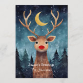 Droomreisrendier Kerstkaart (Voorkant)