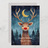 Droomreisrendier Kerstkaart (Voorkant / Achterkant)