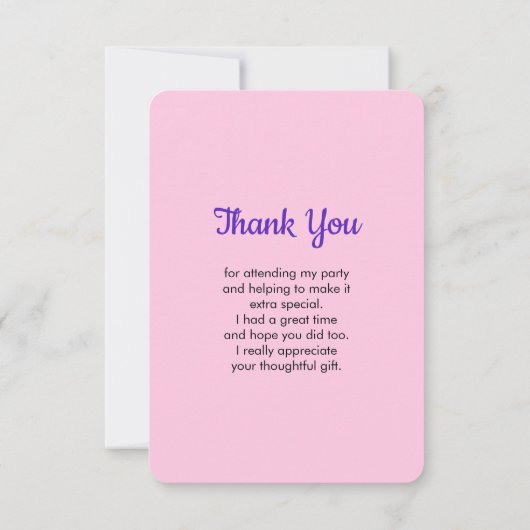 Droomroze Cupcake met Raspberry Yum! Hartelijk Bed Kaart (Achterkant)