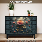 Droomrozen - Decoupage Inpakpapier Vel