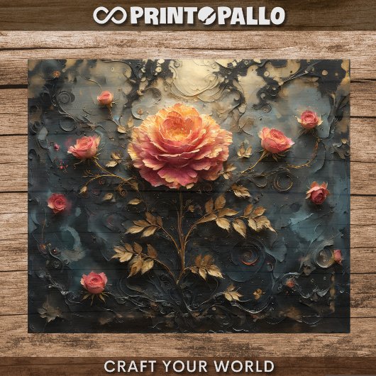 Droomrozen - Decoupage Inpakpapier Vel
