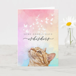 Droomsnor Baardgeel Tabby Kat Verlies Sympathie Kaart