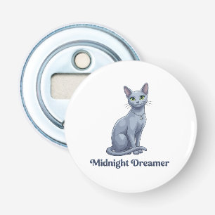 Droomster Kattenhemel Middernacht Button Flesopener