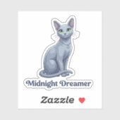 Droomster Kattenhemel Middernacht Sticker (Vel)