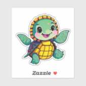 Droomsticker van zeeschildpad voor kinderen sticker (Vel)