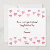 Droomstig Mijn favoriete dingen handgetekende Vale Feestdagenkaart (Achterkant)