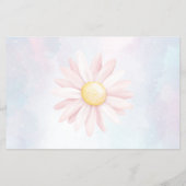 Droomstige Kleine Liefdeskever Regenboog Baby Bump Flyer (Achterkant)