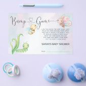 Droomstige Kleine Liefdeskever Regenboog Baby Bump Flyer (Enkel)