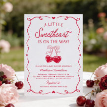 Droomstige Kleine Liefje Valentijns Baby Shower