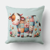 Droomstige lapjeskoe met bloemaccenten kussen (Voorkant)