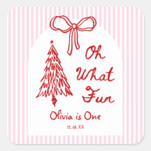 Droomstige Oh Wat Een Feest Meisje 1e Verjaardagsf