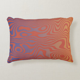 Droomstroom abstract trippy patroon - Nr. 01 Accent Kussen