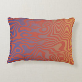 Droomstroom abstract trippy patroon - Nr. 01 Accent Kussen