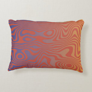 Droomstroom abstract trippy patroon - Nr. 01 Accent Kussen