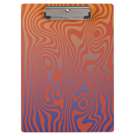 Droomstroom abstract trippy patroon - Nr. 01 Klembord