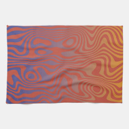 Droomstroom abstract trippy patroon - Nr. 01 Theedoek