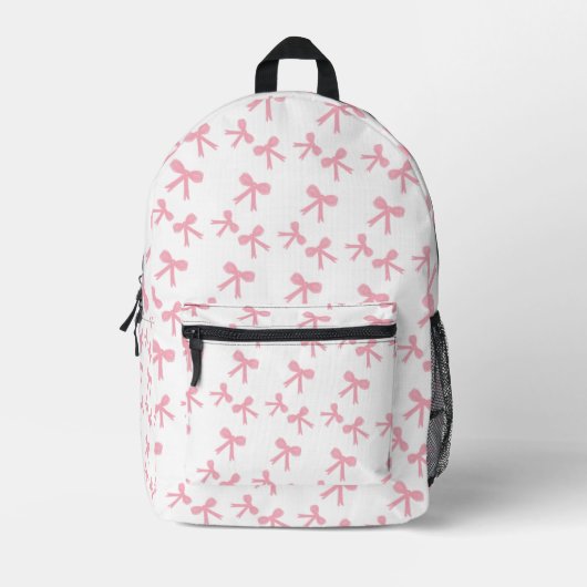 Droomtas Coquette Rugzak Met Roze Strik | Handgete (Voorkant)