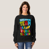 Droomteam AKA Tweede 2e Graad Team Leraars Terug Trui (Voorkant volledig)