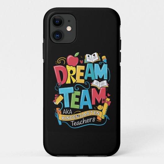 Droomteam kleuterleidsters terug naar school Case-Mate iPhone case (Achterkant)
