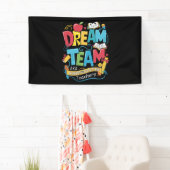 Droomteam kleuterleidsters terug naar school spandoek (Insitu)