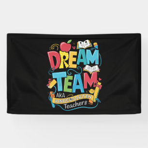 Droomteam kleuterleidsters terug naar school spandoek