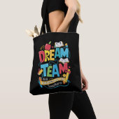 Droomteam kleuterleidsters terug naar school tote bag (Dichtbij)