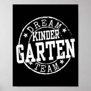 Droomteam kleuterschool Kleuterschoolcadeaus voor Poster