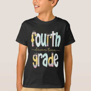 Droomteam potlood voor terug naar school jongens v t-shirt