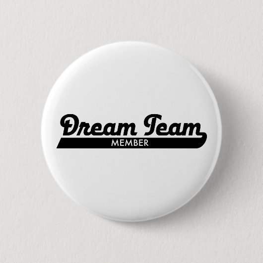 droomteam ronde button 5,7 cm (Voorkant)