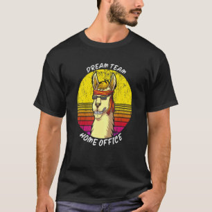Droomteam Thuiskantoor Met Llama En Zonnebril O T-shirt