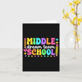 Droomteam van de middelbare school terug naar de l kaart (Gele Bloem)