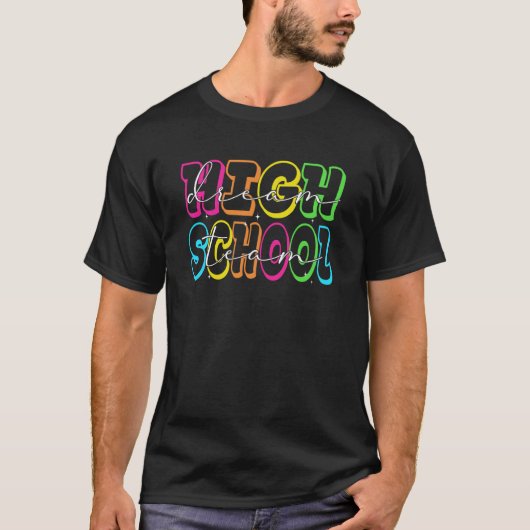 Droomteam van de middelbare school Terug naar scho T-shirt (Voorkant)