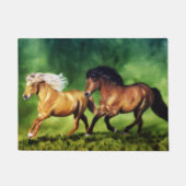 Droomteam van IJslandse paarden Deurmat (Voorkant)
