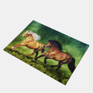 Droomteam van IJslandse paarden Deurmat