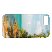 Droomtropisch strand met roeiboot Case-Mate iPhone case (Achterkant (Horizontaal))