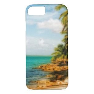 Droomtropisch strand met roeiboot Case-Mate iPhone case