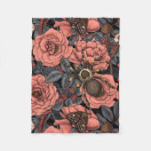 Droomtuin Fleece Deken (Voorkant)