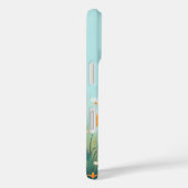 Droomtuin met vlinders in zachte pastelkleuren Case-Mate iPhone case (Achterkant / Rechts)