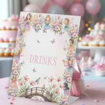 Droomtuin voor feeën 1e verjaardag Dranken