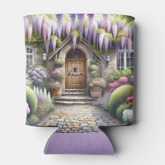 Droomtuinpad Cottage Stijl Blikjeskoeler (Achterkant)