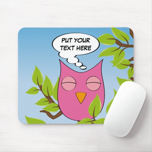  droomuil - meerdere kleuren muismat (Met muis)