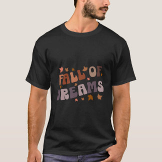 Droomval herfst ontwerp t-shirt