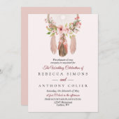 droomvanger | Aangepaste bruiloft uitnodigingen (Voorkant / Achterkant)