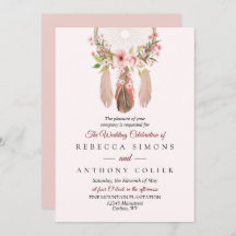 droomvanger | Aangepaste bruiloft uitnodigingen